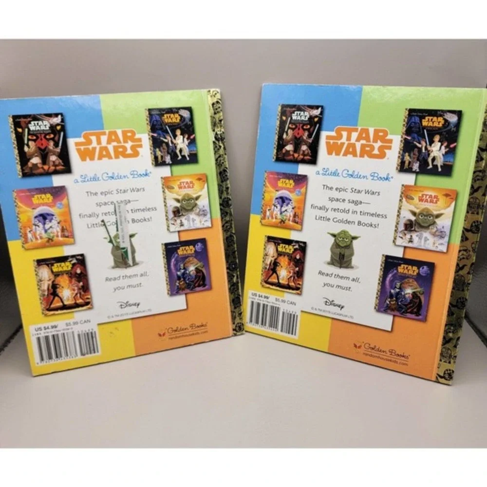 Star‎ Wars: A New Hope /The Empire Strikes Back Little Golden Book by Smith Geof